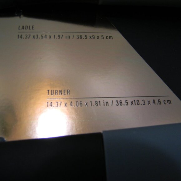 Bino Turner & Ladle Set Heavy Duty Spatula Silicone Edge & Handle Pro Series NWT - Picture 5 of 6